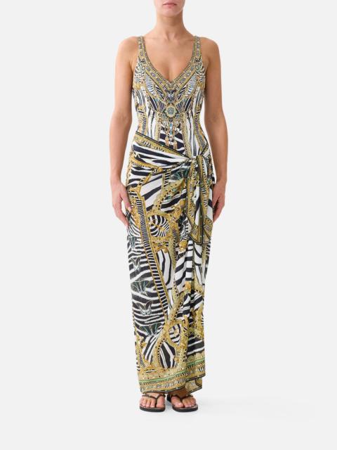 CAMILLA MULTI WEAR LONG SARONG ZIG ZAG ZOO