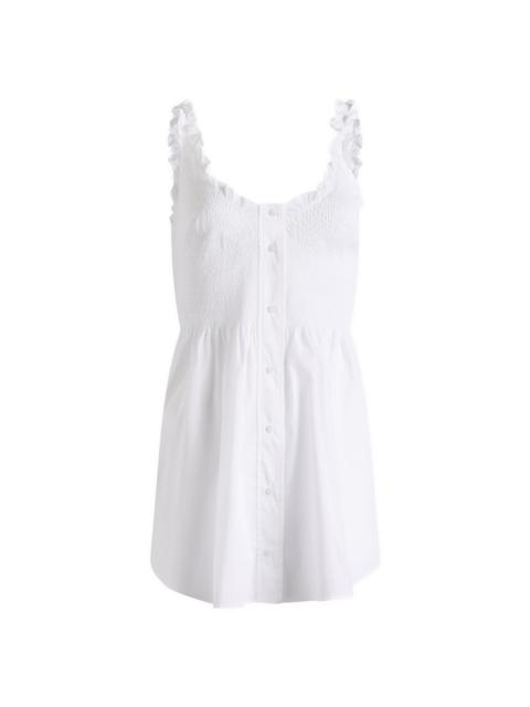 SKIMS Skims Garment Washed Poplin Mini Dress