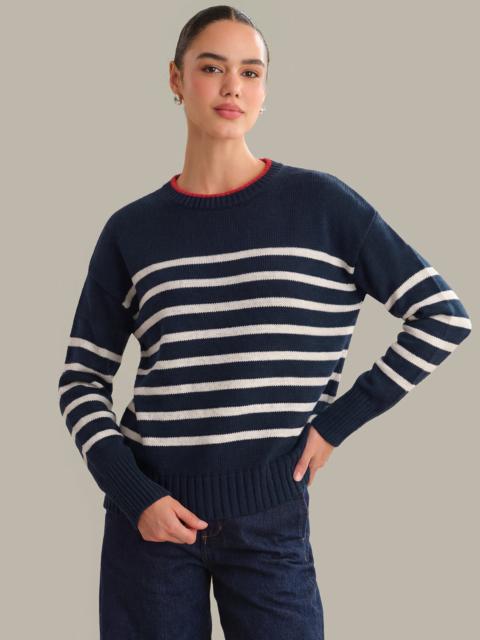 525 america Sterling: Stripe Crewneck Sweater