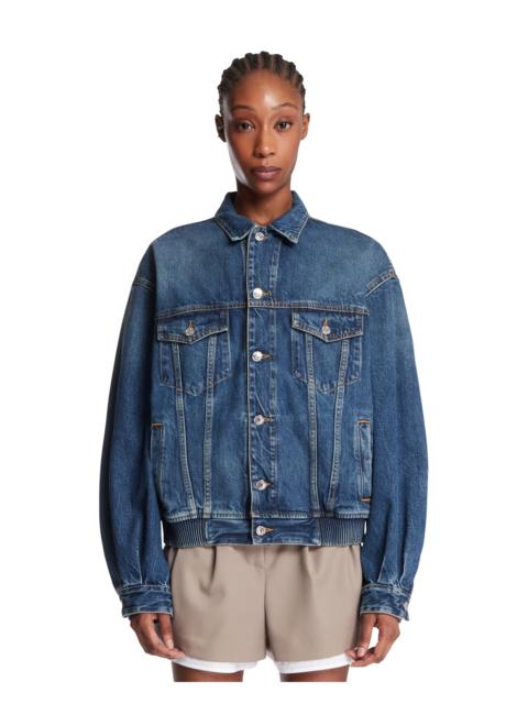 armarium Blue Vanni Denim Bomber Jacket