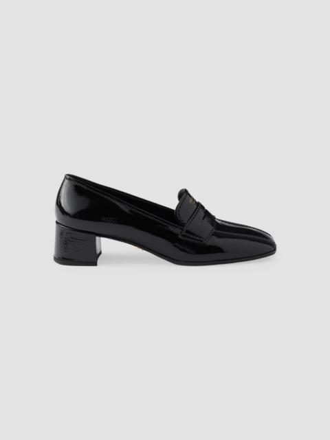 Prada Women's Patent Leather Loafers - Black