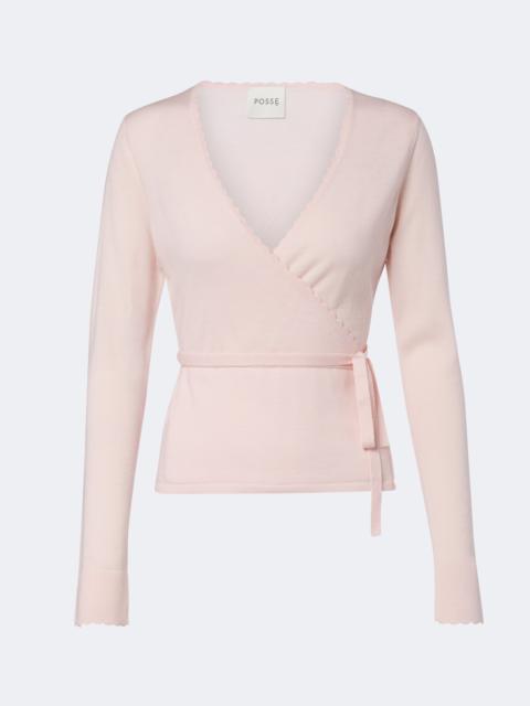 POSSE Maisie wool wrap top