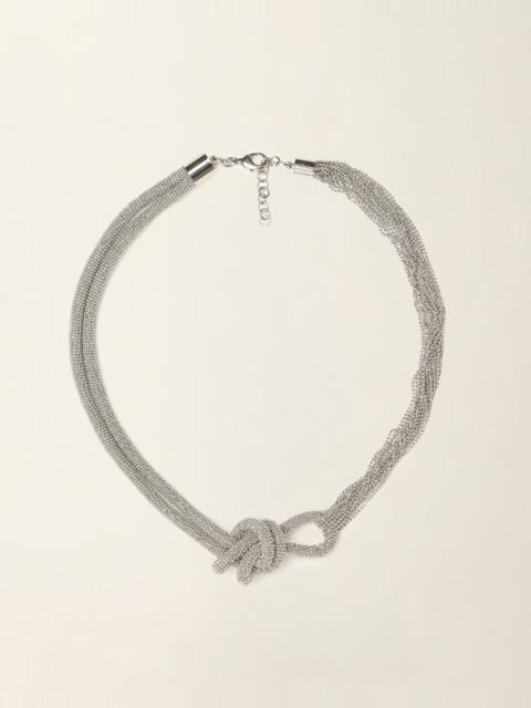 FABIANA FILIPPI Filo diamante knot necklace