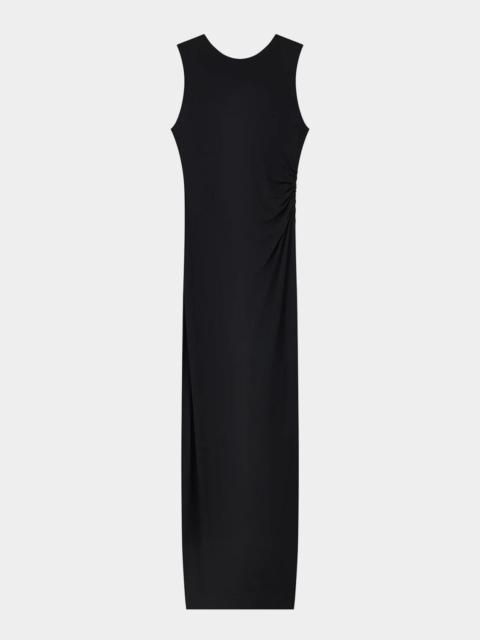 EMPORIO ARMANI Sleeveless Jersey Column Maxi Dress