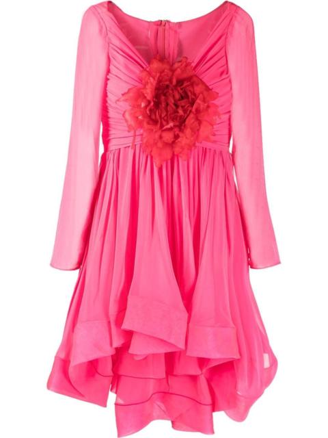 GIAMBATTISTA VALLI ruched high-low dress