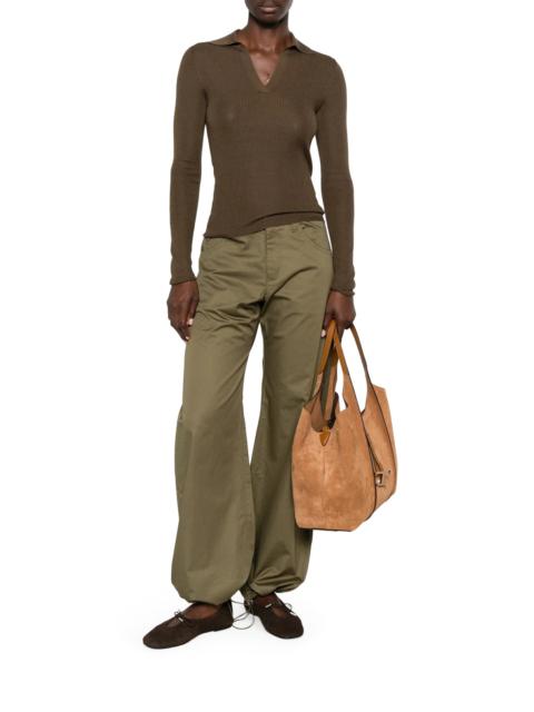 Max Mara CASHMERE AND SILK POLO SWEATER