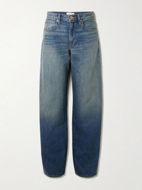SLVRLAKE Tess Long low-rise wide-leg jeans Mid denim