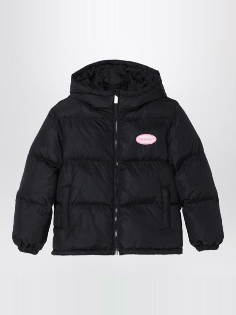 Black padded nylon jacket