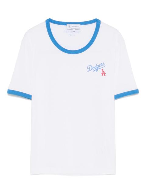 Sporty & Rich X The LA Dodgers Serif Ringer T-shirt