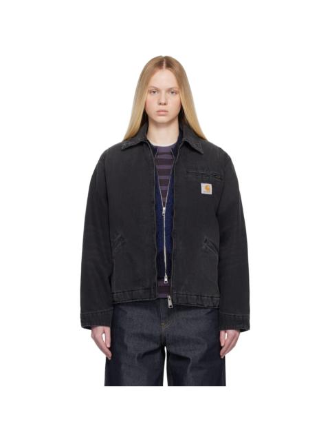 Carhartt Black OG Detroit Denim Jacket