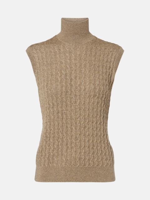 Loro Piana Bihar cable-knit sweater vest