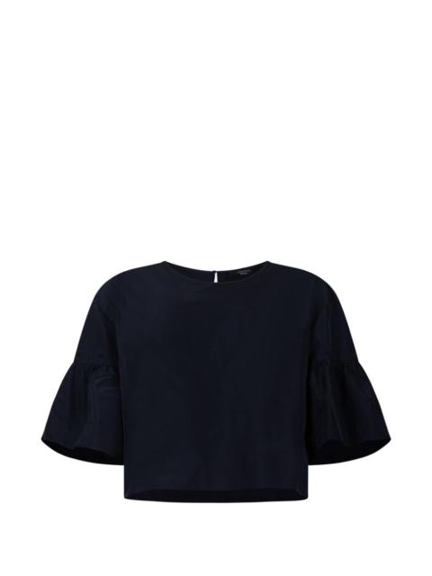 WEEKEND Max Mara bell-sleeve cropped boxy blouse