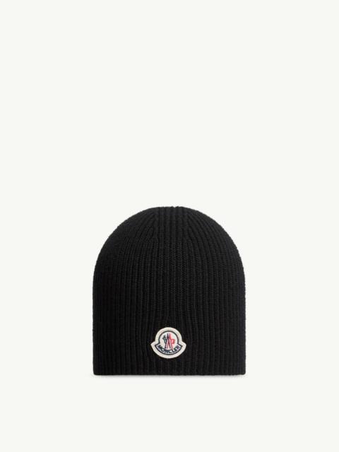 Moncler Logo Wool Beanie