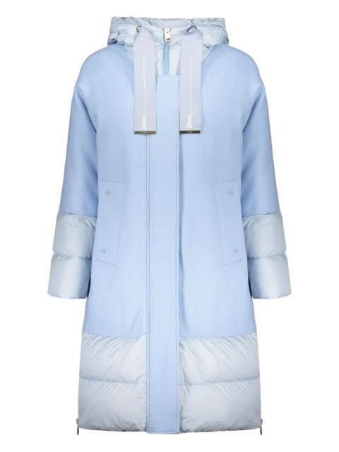 Herno two-tone hooded puffer jacket