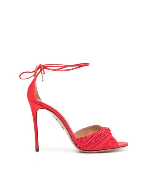 AQUAZZURA Bellini Beauty 105mm leather sandals