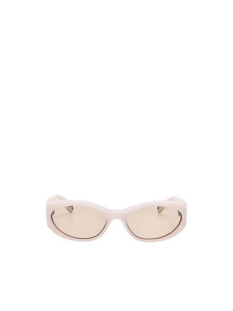 JACQUEMUS Ovalo oval-frame sunglasses