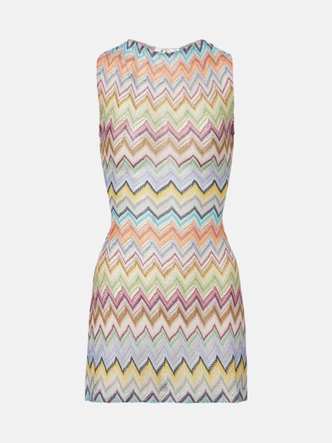 Missoni Zigzag lamé beach cover-up