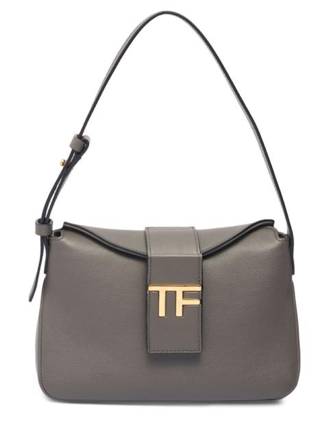 Mini TF grain leather shoulder bag