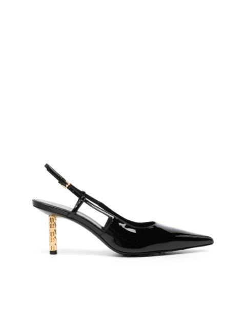 G Cube 80mm patent-leather pumps