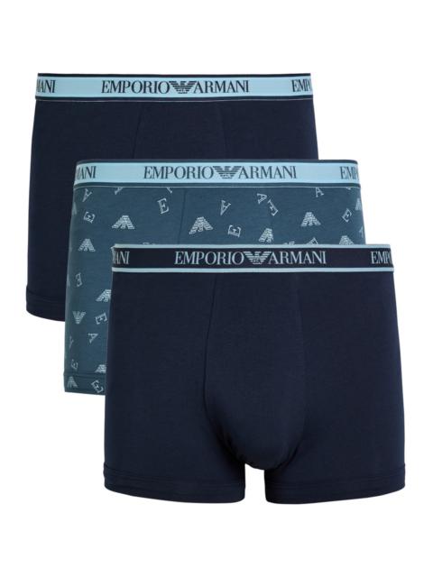 EMPORIO ARMANI Emporio Armani Logo Stretch-cotton Trunks