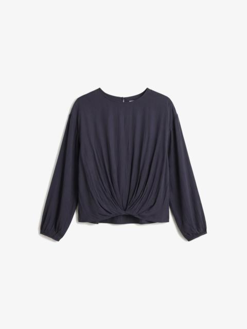 M.M.LaFleur Bali Gathered Blouse - Eco Drape