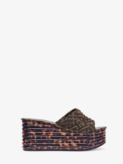 FENDI Brown fabric Promenades