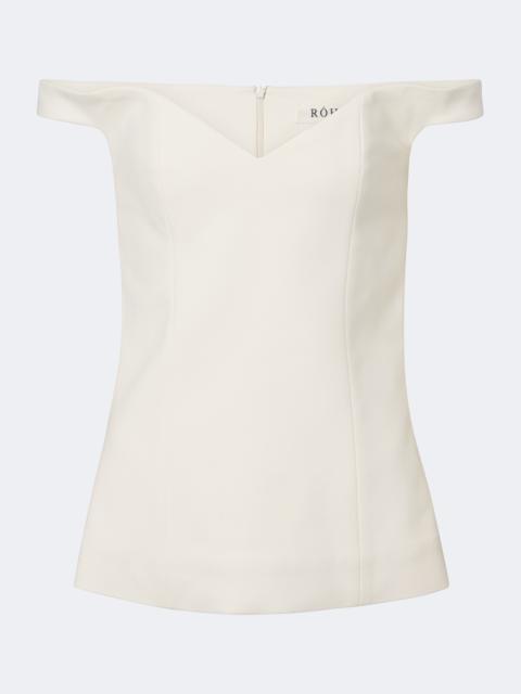 RÓHE Off-shoulder top