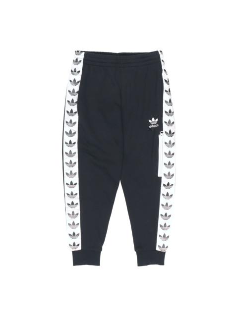 Men's adidas originals logo Sports Pants/Trousers/Joggers Black DX4228