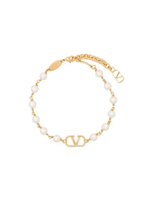 Valentino VLogo Signature Pearl bracelet