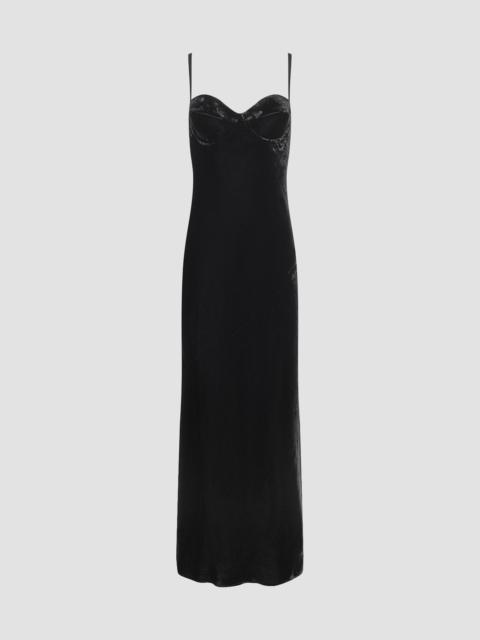 L'AGENCE Women's Sayla Bias-Cut Maxi Dress - Black