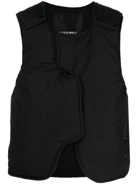 round-neck gilet