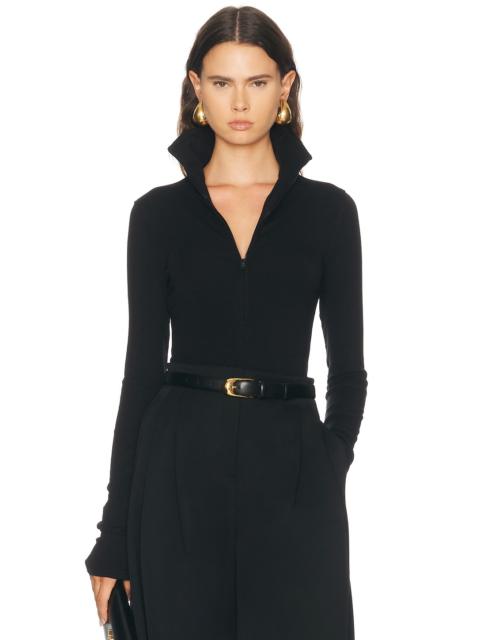 MUGLER Quarter Zip Top