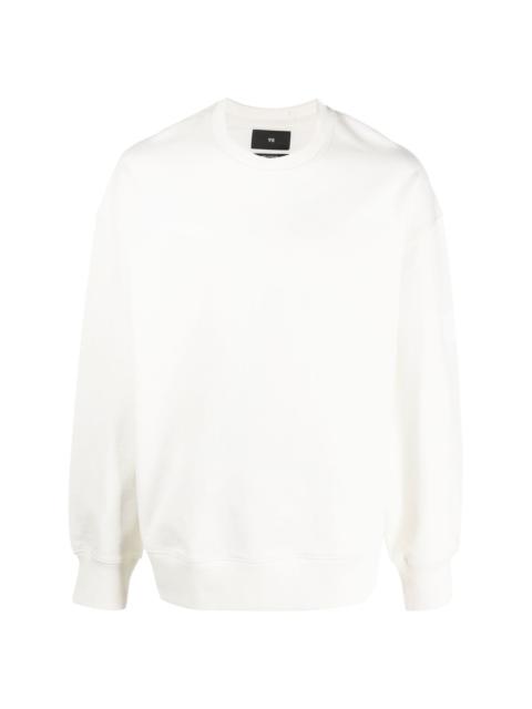 Y-3 long-sleeved organic cotton sweatshirt