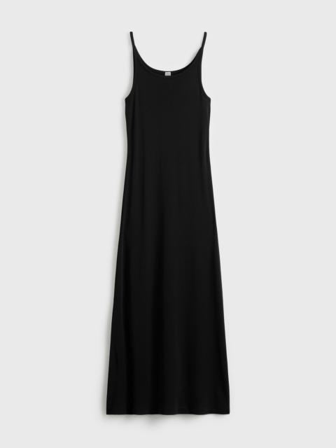 TOTEME Fluid slip dress black