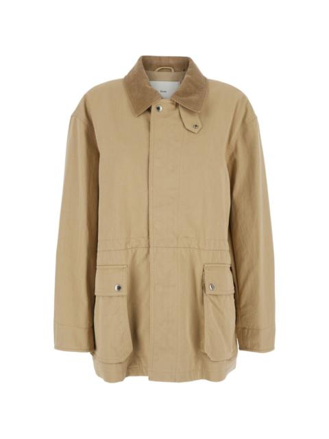 Dunst corduroy-collar jacket