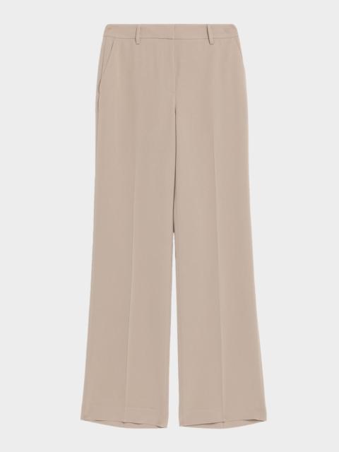 Lafayette 148 New York Gates Straight-Leg Crepe Pants