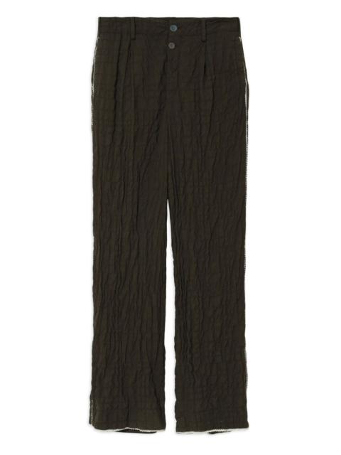 UNDERCOVER quilted lace-trimmed trousers