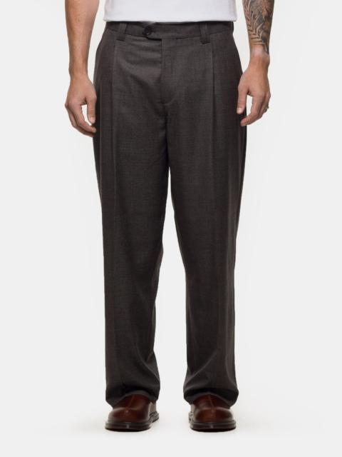 mfpen Service Trouser in Warm Grey Twist Wool