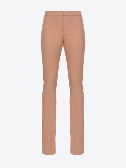 PINKO TROUSERS WITH SLIT AT THE BACK
