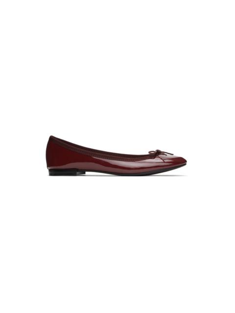 Repetto SSENSE Exclusive Burgundy Cendrillon Ballerina Flats