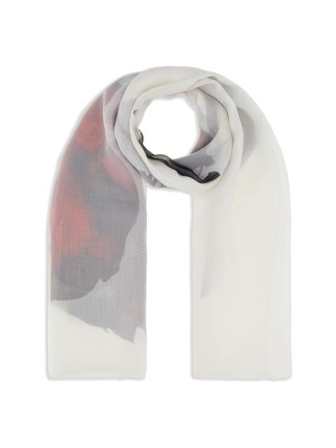 Alexander McQueen floral-print scarf