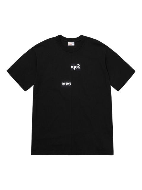 Supreme Supreme FW18 x COMME des GARCONS Shirt Split Box Logo Tee Logo Tee SUP-FW18-401
