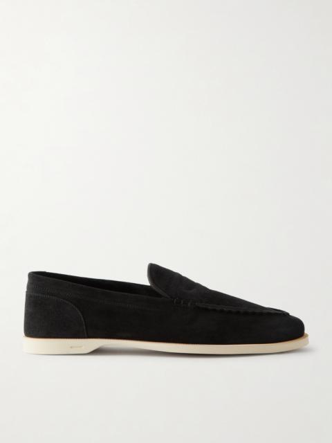 John Lobb Pace Suede Loafers