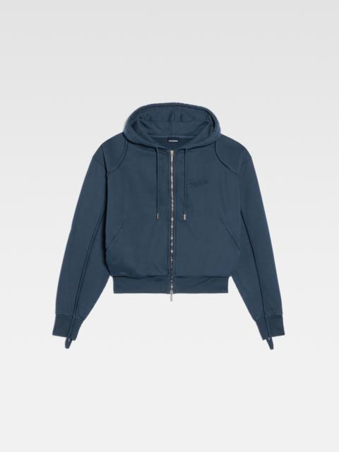 JACQUEMUS Le sweater Camargue zippé