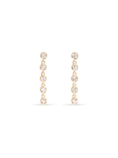 STONE AND STRAND Diamond Rally Tennis Earrings