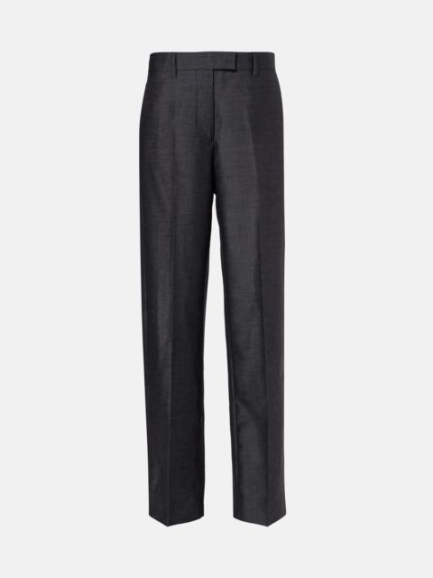 Miu Miu Mohair and wool wide-leg pants