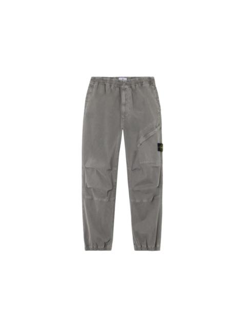 Stone Island Stone Island 3100036 Stretch Organic Broken Twill Cotton Old Effect Pant Cement