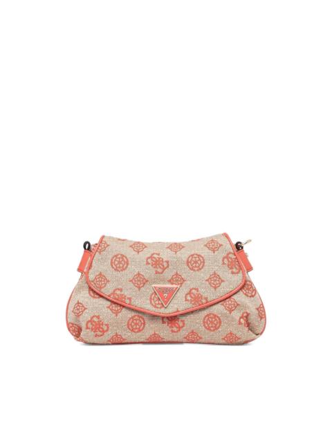 GUESS USA Beyza monogram-print shoulder bag