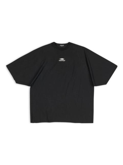 BALENCIAGA Balenciaga 3B Sports Icon Flat T-Shirt 'Black' 704032TMVJ71070