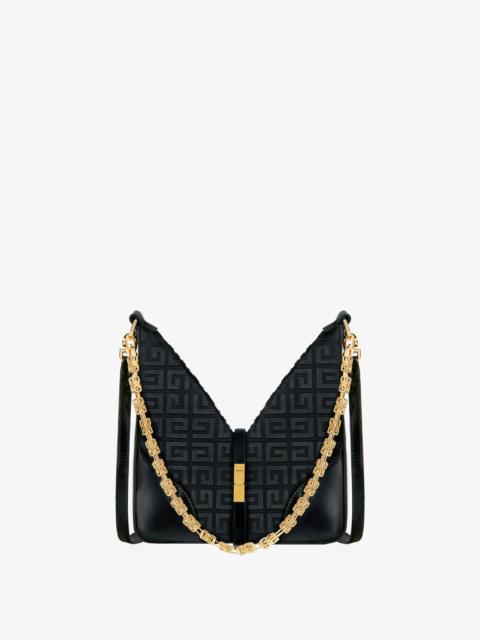 Givenchy MINI CUT OUT BAG IN 4G EMBROIDERY WITH CHAIN